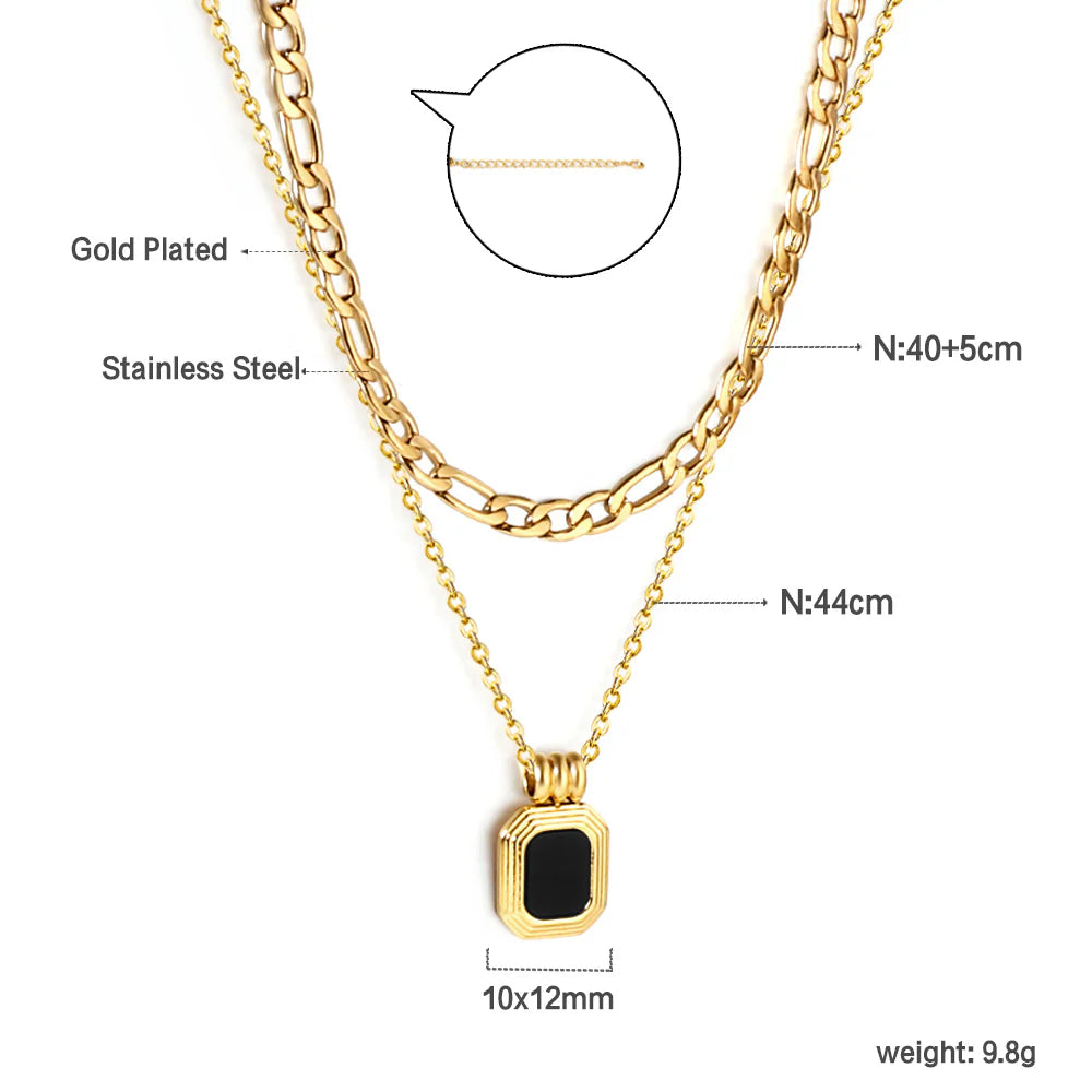 Rectangular Necklace
